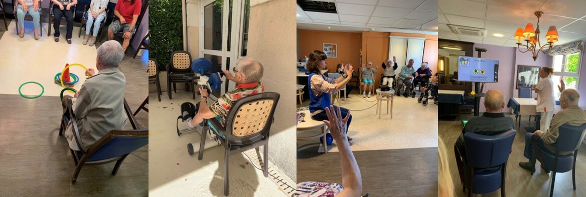 Ateliers sportifs et cognitifs à Korian Sainte Geneviève